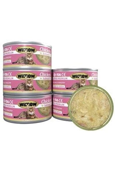 Mypet طعام القطط الرطب بنكهة السلمون والدجاج - كيس 85 جرام - مدعم بالفيتامينا...