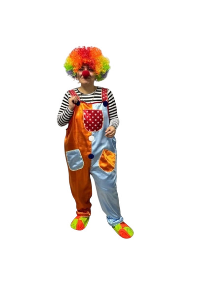 KOSTÜMCE زي المهرج Salopet المعلق