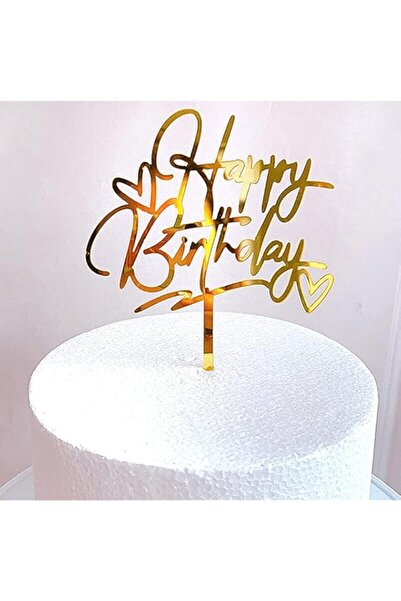 Generic 3 LITTLE DESSERTS Happy Birthday Cake Toppers Elegant Script Calligra...