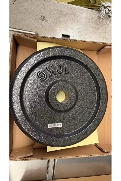 Generic 2 Cast Iron Weight Plates for Strength Training and Weightlifting, 10 kg