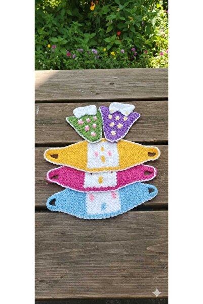 Dantelux 5 قطع من الألياف الطويلة المختلطة المحبوكة يدويًا، مجموعة ألياف يومية