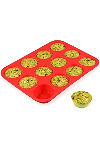 Generic Non-stick Silicone Muffin Pan with Reinforced Stainless Steel Frame I...