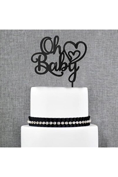 Generic SABAN Oh Baby Cake Topper, Baby Shower Cake Topper, Oh Baby Cake Topp...