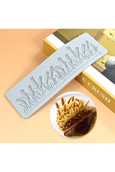 Generic mostsom 3D Silicone Molds Wheat Ear Hollow Fondant Chocolate Tuile Mo...