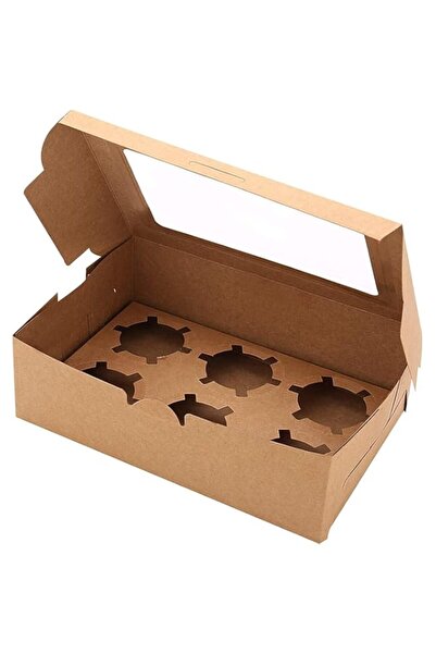 Generic 10pcs Cupcake Boxes, 9.4" x 6.2" x 3.0" Cupcake Carrier, Cupcake Cont...