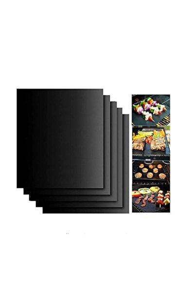 Generic SKEIDO 5pcs Reusable Non-Stick BBQ Grill Mat Pad Baking Sheet Meshes ...