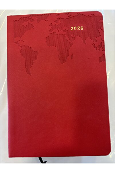Muka Defter 2026 Ajanda Ciltli Termo Deri Kapak 14x20 cm Çizgili Günlük 1 Ade...