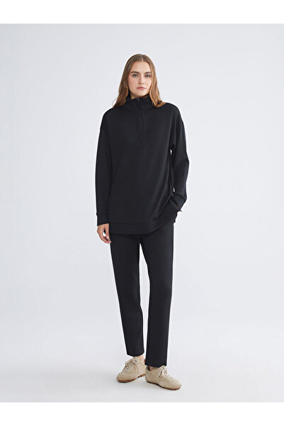 LC Waikiki Rmz Gi̇yi̇m Farkiyla Women's Sweatpants with Waist Drawstring