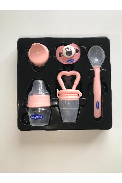 ELAGÜL Biberon Ve Emzik Seti Pembe