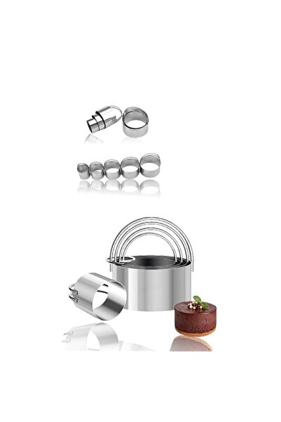 Generic Sweet seven Stainless Steel Circle Biscuit Cutter Set - Professional ...