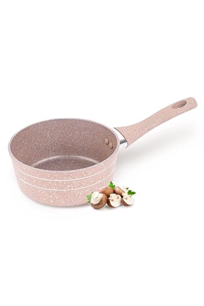 Generic Royalford 18Cm Granite Coated Smart Saucepan/Beige, Multi