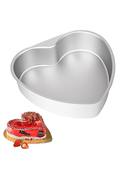 Generic YelaJoy Heart Shaped Cake Pan,8 Inch,Aluminum,Nonstick,Heart Cake Tin...