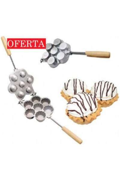 wei inox Mini tart mold, 7 cups