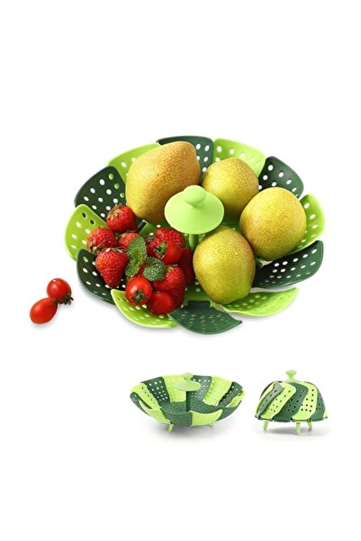 Generic HASTHIP® Stainless Steel Folding Steamer Basket