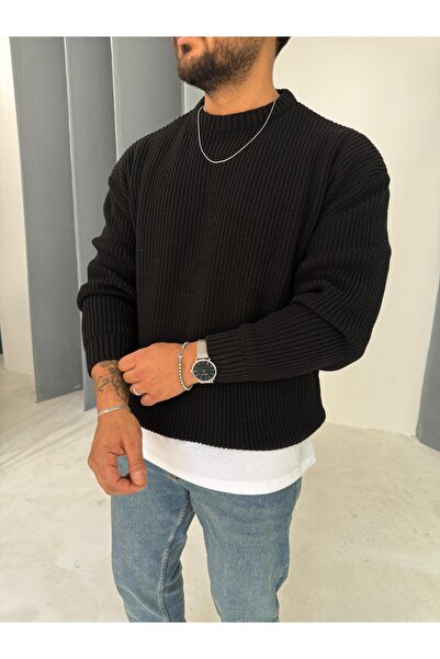 Combineman35 Men's Casual Basic Knit Sweater