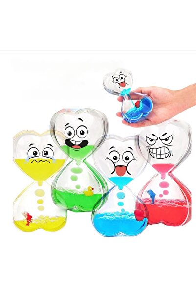 Wolawood Emojili Bubble Liquid Sand Gel Watch with Drop Visual Showdown Effect Random Color & Model Gift Item