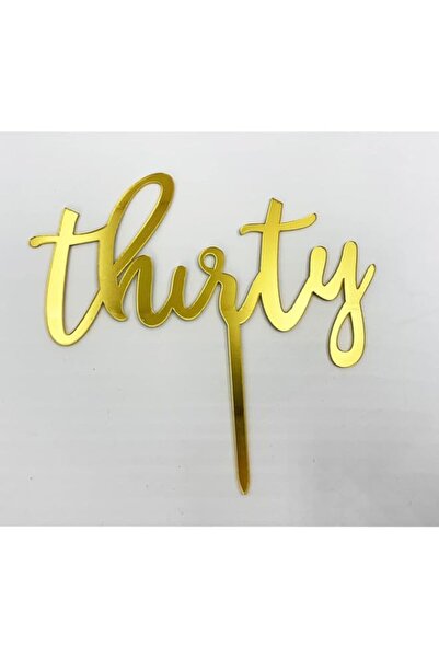 Generic Thirty Cake Toppers 30 30th Cake Dcorations Happy Cake Pick Decoratio...
