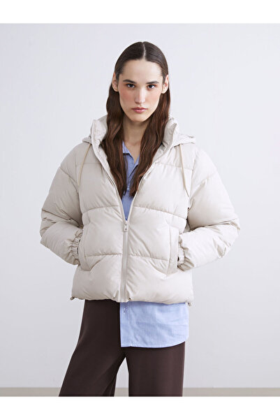 LC Waikiki Lcw Vision Women's Inflatable Coat with Hood