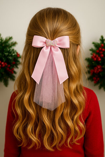 İnDerin Model de fundătură din tul pentru fetiță - Cataramă pentru copii - Cataramă pentru păr