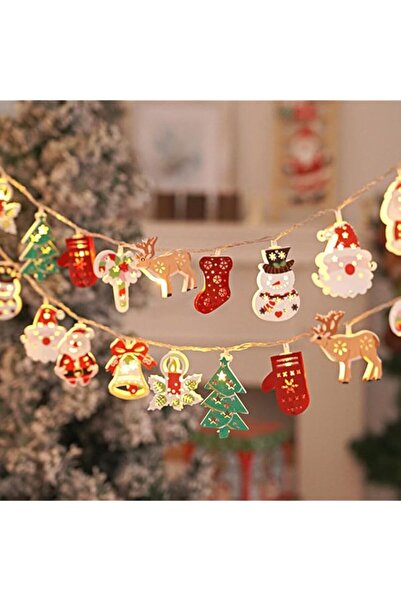 Generic Brand Goodern Christmas String Lights,Metal Christmas Snowflake Snowm...