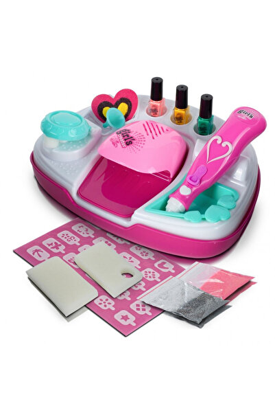 MalPlay Nail set with drying lamp and manicure decoration kit