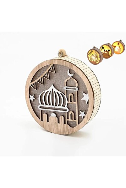 Generic Eid Ramadan Crafts Light Door Hanging Decoration Ramadan Mubarak Lamp...