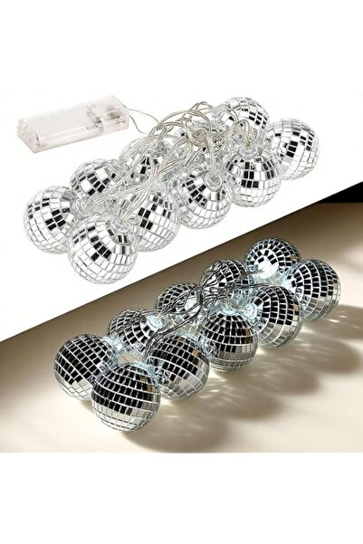 Generic Joyzzz Ball String Lights, 20 Pcs Mirror LED Party Lights with Remote...