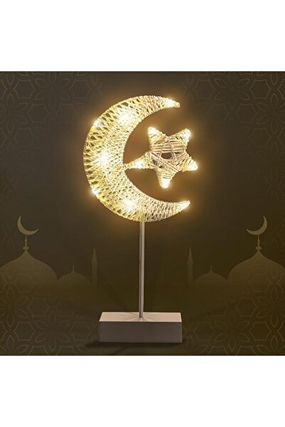 Generic A&R CO. Ramadan Lights - Eid Decor Table Decoration Star Led Lights C...