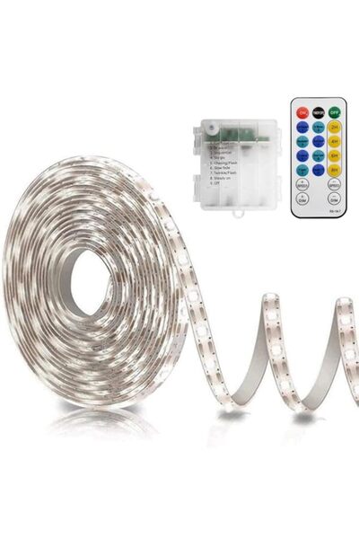 Generic Led Strip Lights Battery Powered, Adhesive Led strip with Remote Cool...