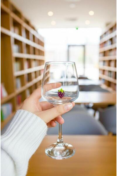 Arsglass El Yapımı Cam Üzüm Figürlü Kadeh