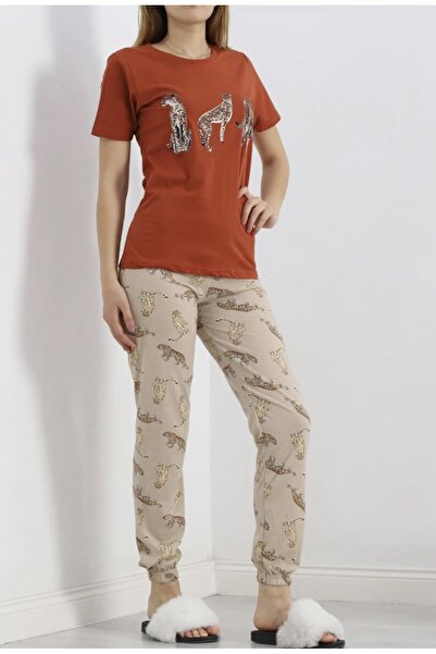 Clariss Leopard Pajama Set