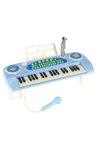 MalPlay Orga electronica pentru copii, cu 31 de clape, microfon inclus, culoa...