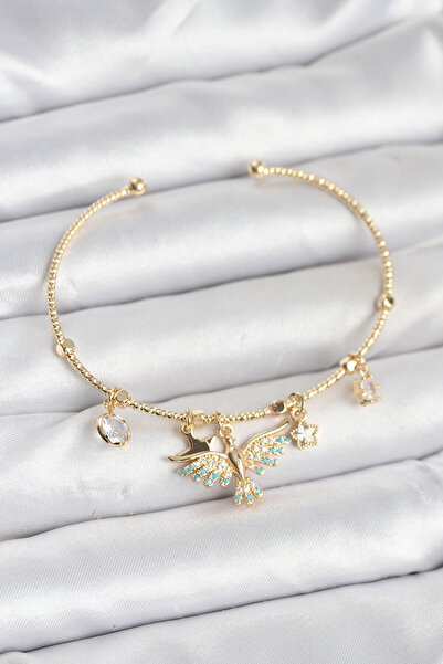 callerrons accessories سوار أنكا تشاملي النسائي من النحاس باللون الذهبي - EBJ...