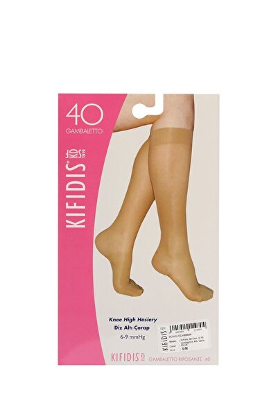 Kifidis 40 Denye Dinlendirici Diz Altı Çorabı - 8-10 mmHg Hafif Destek Çorabı...