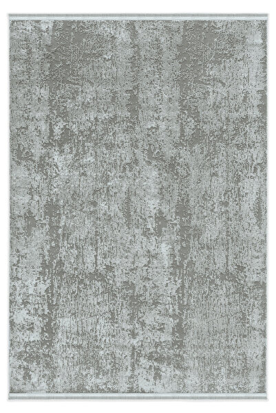 SEVENHILL Picasso 1004 Gri Sanatsal Desenli Salon Yatak Odası Halısı Kaymaz T...