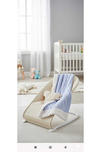 Ersin Baby بطانية أطفال منسوجة من نوع تريكو ويلسوفت من لورا بيبي