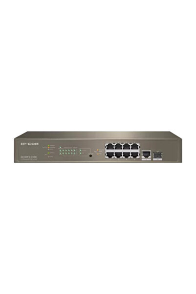 IP-COM Switch cu 8 porturi Gigabit PoE, 1 port Gigabit RJ45, 1 port Gigabit S...