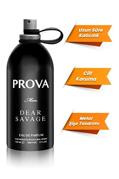 prova Dear Savage Edp Aromatik Erkek Parfüm 120 ml