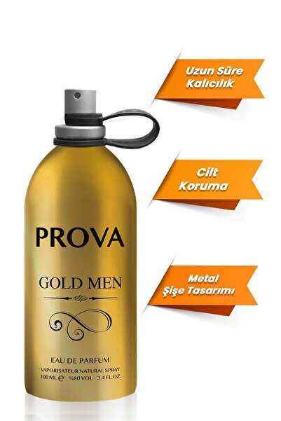 prova Gold Men Edp Amber Erkek Parfüm 100 ml
