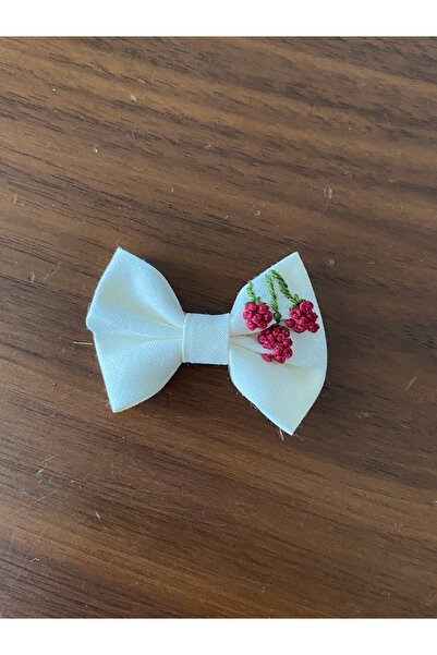 EGOMİ Hyacinth Embroidered Hairless Baby Hair Clip (1 Piece)