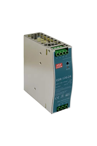 Meanwell Sursă de alimentare în comutație, 24V / 5A, șină DIN - MEAN WELL EDR-120-24