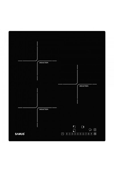 Samus Built-in induction hob PSI-43BG1, width 45 cm, power 5800 W, 3 cooking zones