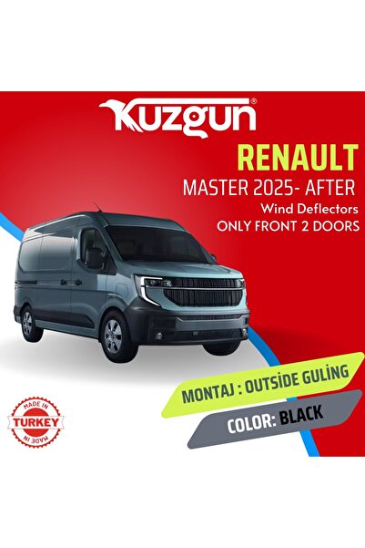 Kuzgun RENAULT MASTER 2025 > CAM RÜZGARLIĞI KAPORTA ÜZERİNE MONTAJ