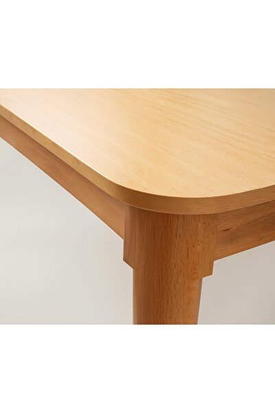 Evistro Fidan Ortadan Açılır Büyüyen Yemek Masası Natural 80x130cm SADECE MASA FİYATIDIR