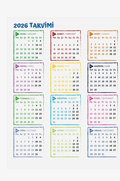 Pi Papers Planlayıcı Akıllı Kağıt - Haftalık Planlayıcı Sihirli Kağıt, 2026 Yıllık Planlayıcı Duvar Takvimi