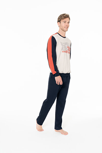 U.S. Polo Assn. Us Polo Assn. Men's Beige Home Wear