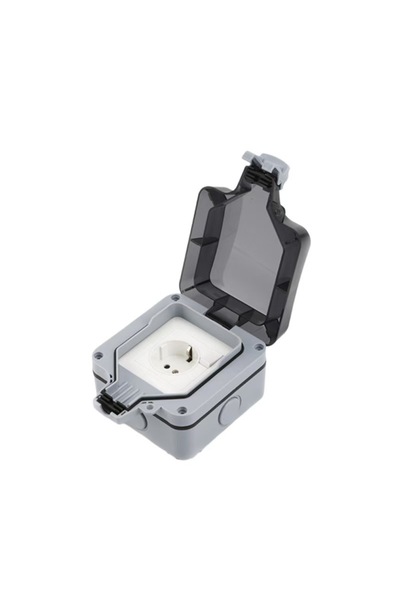 Nexo Dış mekan prizi, tekli su geçirmez prizi(IP 66)