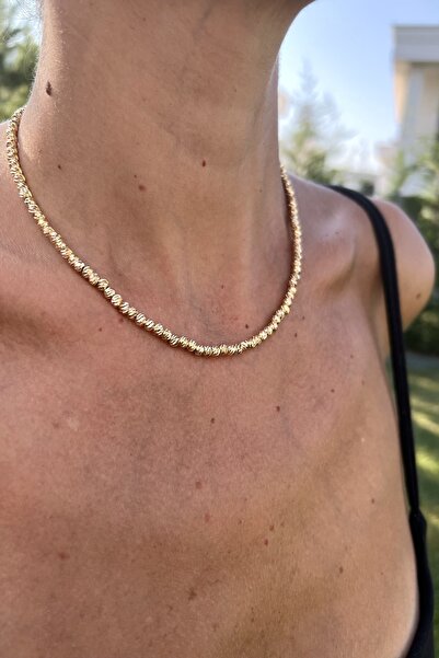 gaila design Altın Rengi Dorika Kolye