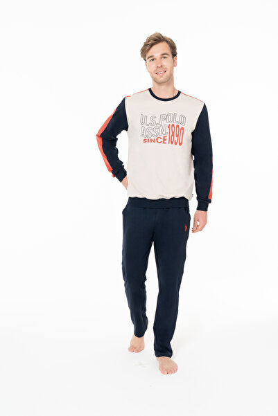 U.S. Polo Assn. Us Polo Assn. Men's Beige Home Wear