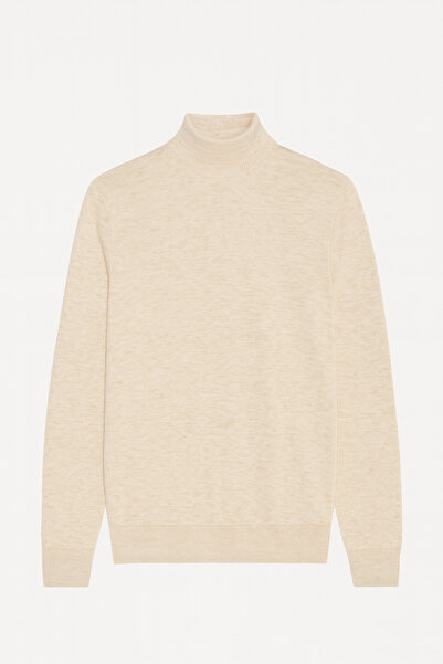 Redline Aristo Standard Fit Half Turtleneck Sweater Ecru